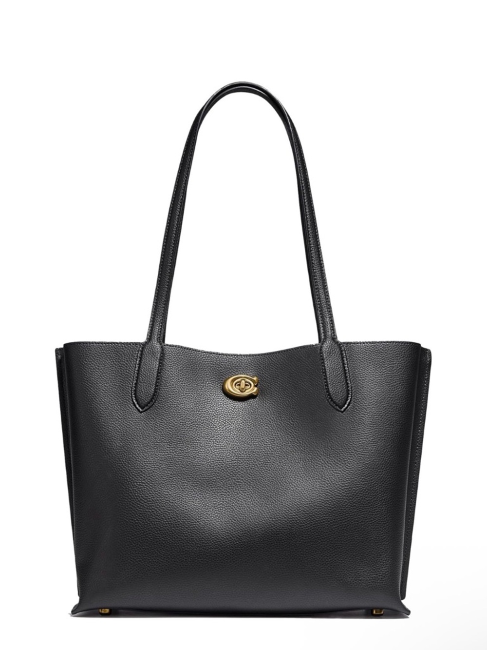 Coach Willow Tote in Polished Pebbled Leather